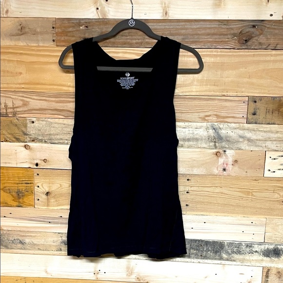Soma Sport size XXL Black Sleeveless Soft and Stretchy Workout Loungewear Top - Picture 1 of 8